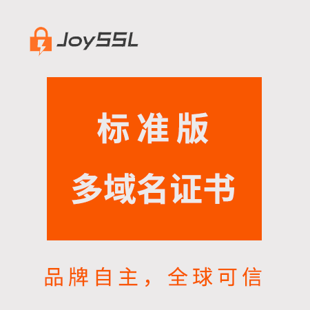 荔波JoySSL标准版多域名证书